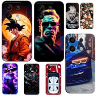 For Xiaomi Redmi Note 13 PRO 5G 4G Global Case Phone Cover black tpu anime cartoon tiger car skull