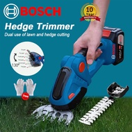 BOSCH Cordless Grass Cutter Shrub Hedge Trimmer Machine Garden Pruning Shear Machine Plant Tree Trim