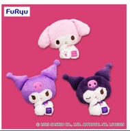 日本直送🇯🇵現貨Sanrio (可愛的絨毛玩具～My Melody Kuromi～)物掛飾1個-purple colour（NAMCO アミューズメント専用景品について )）かまってぬいぐるみ～マイメロディ・クロミ～#Kuromi ,#sega , #namco公仔