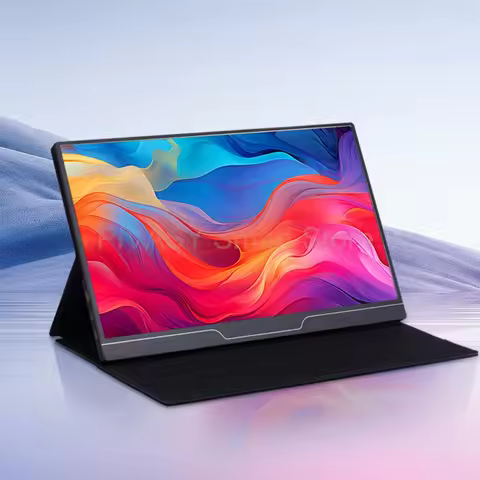 15.6Inch 2K Portable Monitor LED Laptop Secondary Screen for PS5 Lightweight Aluminum Body Dual Type