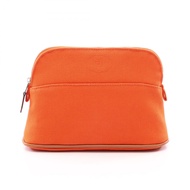 [二手] Hermes Bolide Pouch Mini Orange Feu H104773M 02 Orange Feu 帆布皮革 Bolide Pouch Mini Orange Feu