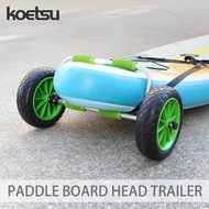 WE  KOETSU Paddle Board Transport Dolly Front End Mount Design PU Foam Roller For Easy Drag Use