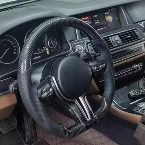 Car Steering Wheel Custom Made Leather For BMW M Sport F-Chassis F80 F82 F87 F12 F13 F86 F33 M2 M3 M