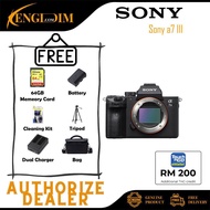 (READY STOCK) Sony Alpha a7 III A7III A7M3 Mirrorless Camera (Body Only) Sony Malaysia Warranty