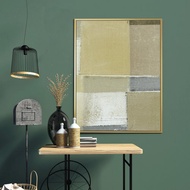 抽象畫 • 大地 I -方塊/抽象畫/懷舊掛畫/客廳擺設/秋天掛畫