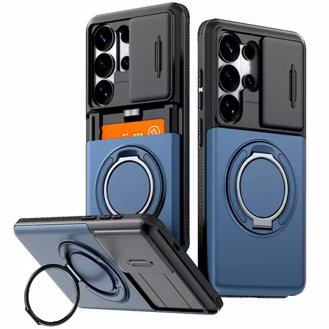 Luxury Wallet Case For Samsung Galaxy S26 S25 S24 Ultra Plus S23Ultra S22Ultra A57 A37 A27 A56 A17 C
