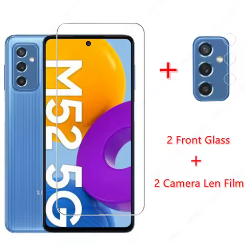 For Samsung Galaxy M52 5G Glass Tempered Glass for Samsung Galaxy M52 5G M32 M12 M02s M02 A03s A22 A