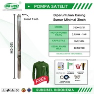 3SDM SUBMERSIBLE WATER PUMP 3/21 - 1HP - Subsibel Brand