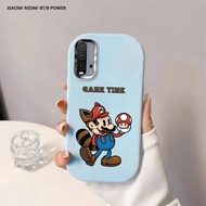 Softcase For Xiaomi Redmi 9 9T 9A 9C A3 poco C61 Game Mario Back Cover Case Soft Original Liquid Sil