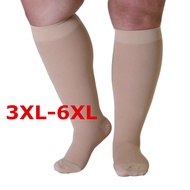 Outdoorbuy ขนาดบวกเส้นเลือดขอดสนับสนุนถุงเท้าขนาดคิงไซส์ถุงน่องการบีบอัดสำหรับผู้หญิงและผู้ชาย