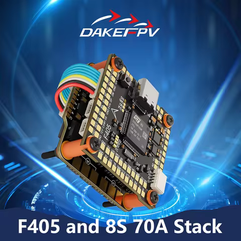 F4/F405 FC Flight Control 3-8S & 70A 4IN1 ESC Stack For Mark4 APEX XL FPV Frame Drone INAV