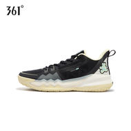 361 Degrees Burning Force Outdoor Basketball Shoes in Black/Egret