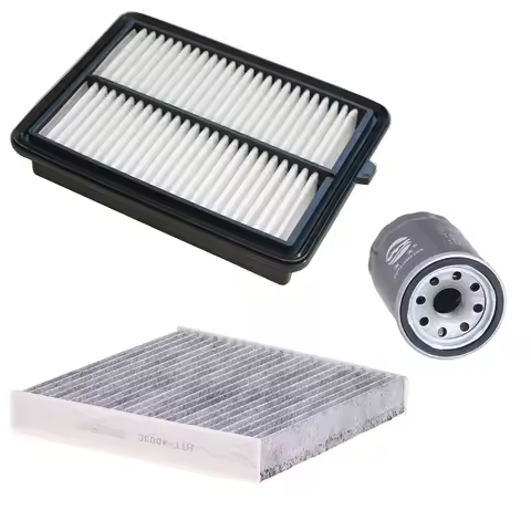 1SET(3PCS) Cabin Air Oil Filter For HONDA (GAC) CRIDER FS 1.0T(180) TURBO 2018- 172206P7H01 15400PLM