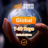 [eSIM]Global 130+ destinations 4G/5G eSIM 500MB~unlimited data high-speed network travel sim card  1