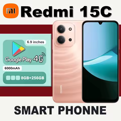 Redmi 15C original high-value smart phone 4g network LCD screen 8gb+256gb memory 6000mah battery cap