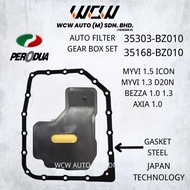 PERODUA MYVI ICON 1.5 D20N 1.3 /BEZZA /AXIA AUTO FILTER GEAR BOX SET 35303-BZ010 /35168-BZ010