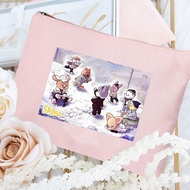 Little animals have a snowball fight   Smiggle Inspired Pencil Case With Character Prints Customizable name