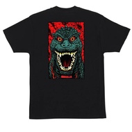 Tshirt Santa Cruz Godzilla Destroyer Stripes Original Santa Cruz Tee