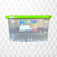 Buy 1 Take 1 Hi-Top(22L+12L) Home Multifunctional Storage Box Stackable Basket Bin with Lid Space Sa