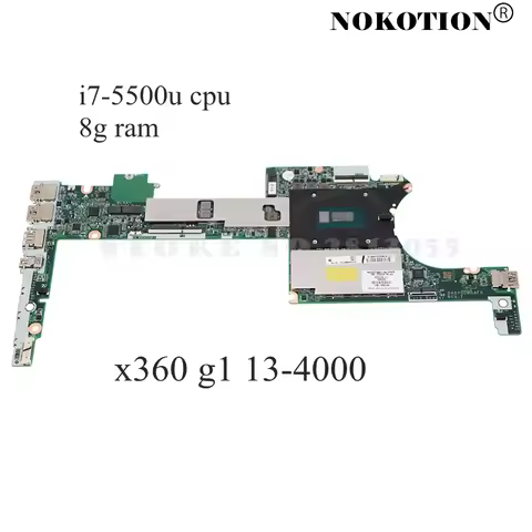 For HP Spectre X360 Convertible 13 G1 13-4000 Laptop Motherboard 801505-601 801505-501 801505-001 DA
