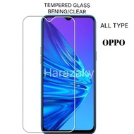 LAYAR CLEAR TEMPERED GLASS OPPO A5 A3 PRO A3X A18 A38 A52 A53 A54 A55 A57 A58 A60 A77S A78 A79 A92 A