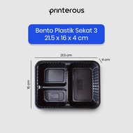 Mika Bento Sekat 3 / Lunch Box Mika Bento / Bento Box Sekat 3