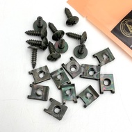 M5 SPRING CLIP + SCREW (1PCS/1SET) SPRING CLIP SCREW M5