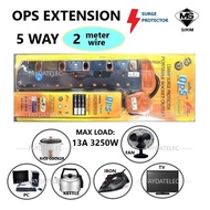 OPS 615N 5G HEAVY DUTY EXTENSION (2M) (SURGE PROTECTOR) (SIRIM)