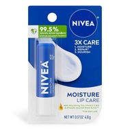 NIVEA Moisture Lip Care, Contains Shea Butter, Nourishing Oil and Vitamin C and E Moisturizing Lip B