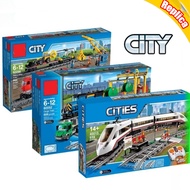 City Technic Cargo Train 60052/Heavy-Haul Train 60098/High-speed Passenger Train 60051 Building Bloc