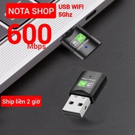 [Hỏa Tốc] USB WIFI 5G cho PC laptop bị yếu wifi - có bluetooth - nâng cấp khả năng thu wifi của wire