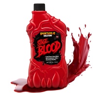 Spooktacular Creations 18 oz Fake Halloween Vampire Blood Bottle Fake Blood Stage Blood for Hallowee