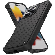 Phone Case for iPhone 16/iPhone 16 Plus/iPhone 16 Pro/iPhone 16 Pro Max Heavy Duty Hybrid 2 in 1 Har