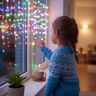 G40 Solar Fairy String Lights, 2-Pack, Multicolor Waterproof Lights for Patio, Garden & Party Use
