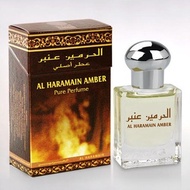 PERFUME HARAMAIN AMBER 15ML PERFUME WANGI PERFUME TAHAN LAMA 24 JAM PERFUME UNISEX PERFUME HARAMAIN 