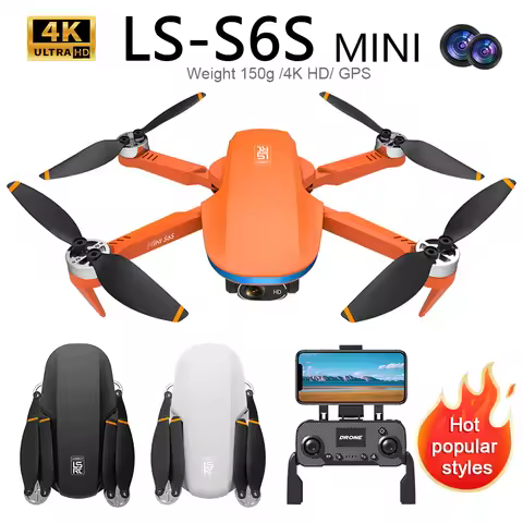 S6S Mini Profesional Drone GPS 4K HD Aerial Photography Dual Camera Drone 5G WIFI FPV Brushless Powe