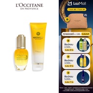 LOccitane Immortelle Divine Youth Face Oil 30 ml and Divine Cleansing Cream-In-Foam 125ml ล็อกซิทาน 