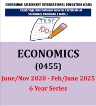 Igcse ECONOMICS 0455 (PAPER 1 & 2) 2020-2025 June! Past Papers.