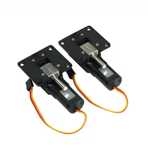 55g Servoless Retract with Metal Block Quad Electric Retractable Landing Gear Nose 15091M for 3-5kg 