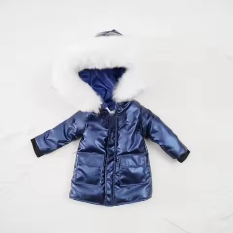 Fashion Winter Coat Outfits Handmade Long Style Thick Down Jackets DIY Accessories for blythe Dolls 