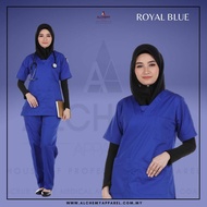 BAJU NURSING BAJU MEDICAL PEREMPUAN WANITA WOMEN CUTTING READY STOCK SCRUB SUIT MEDICAL SET  - WOMEN CUTTING