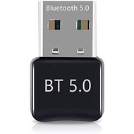 Bluetooth 5.0 USB Dongle Adapter for PC, Bluetooth Receiver for Laptop/Computer/Desktop, Support Windows 10/8/8.1/7, USB