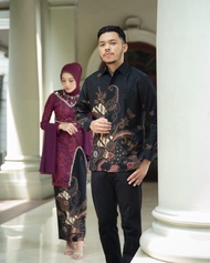 Hanna Series Set Kebaya Tunik Brukat Wisuda Baju Pasangan Muda Tunangan Lamaran Kondangan Bridesmaid