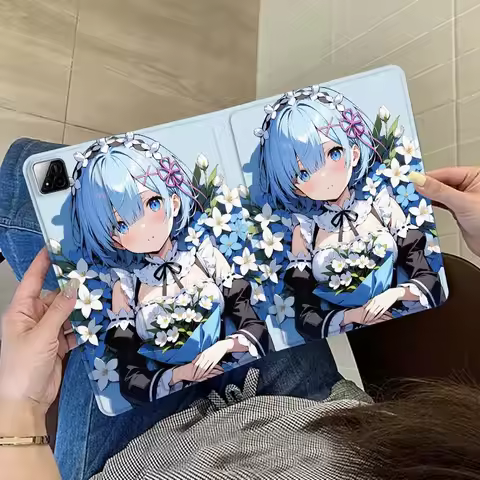 R-Re Z-ZEROS Anime Art Tablet Case For Xiaomi Redmi Mi Pad 5 6 6s 7 SE Pro Max Ultra 12.4 12.5 14 in