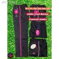 【New stock】▥☁✓Plus Size Tracksuit Wanita/ Ladies Track Bottom /Seluar Sukan Perempuan/ Seluar Tracksuit Perempuan