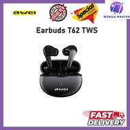 Awei T62 TWS Wireless Earbuds Bluetooth 5.3 Environmental Noise Cancelling with Double Mic Headset