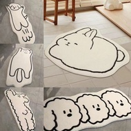 Plush Rabbit Carpet Cat Carpet Imitation Cashmere Carpet Bedside Carpet Float Window Sofa Carpet Sof
