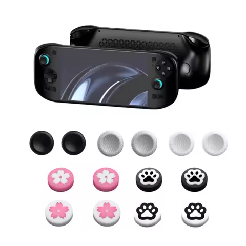 4PCS Colorful Big Joystick Cap Silicone Accessories Game Console Joystick Rocker Non-slip for Odin 2