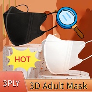 Fast Shipping mask 3D/4D 50pcs 3D Adult Mask Solid Duckbill Brief Adult Mask  Women Mask Men Mask ZG
