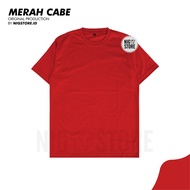 Nigstore - KAOS POLOS PREMIUM COTTON COMBED 30S REAKTIF PRIA / baju lengan pendek size reguler o-nec